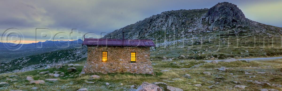 Peter Bellingham Photography Seamans Hut - Kosciuszko NP - NSW (PBH4 00 12615)